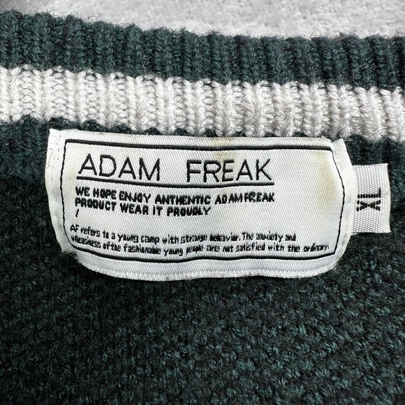 Seattle Supersonics Sweater Mens XL Green NBA Basketball Adam Freak Knit - Picture 2 of 9